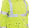 Delta Plus WEL61483HL2X S371 CL 3 Rain Coat, 2X, Hi Viz Lime