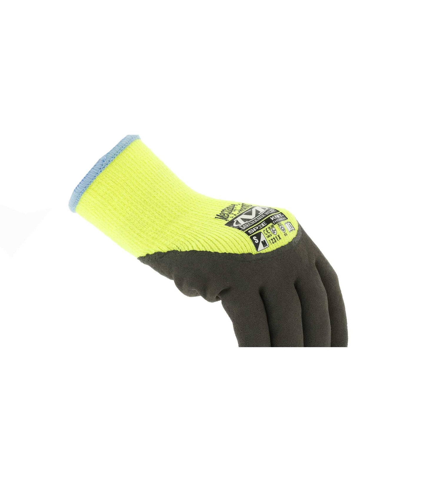 Mechanix Wear S4BB-91-500 Hi-Viz SpeedKnit„¢ Thermal High-Visibility Coated-Knit Work Gloves, Size-M