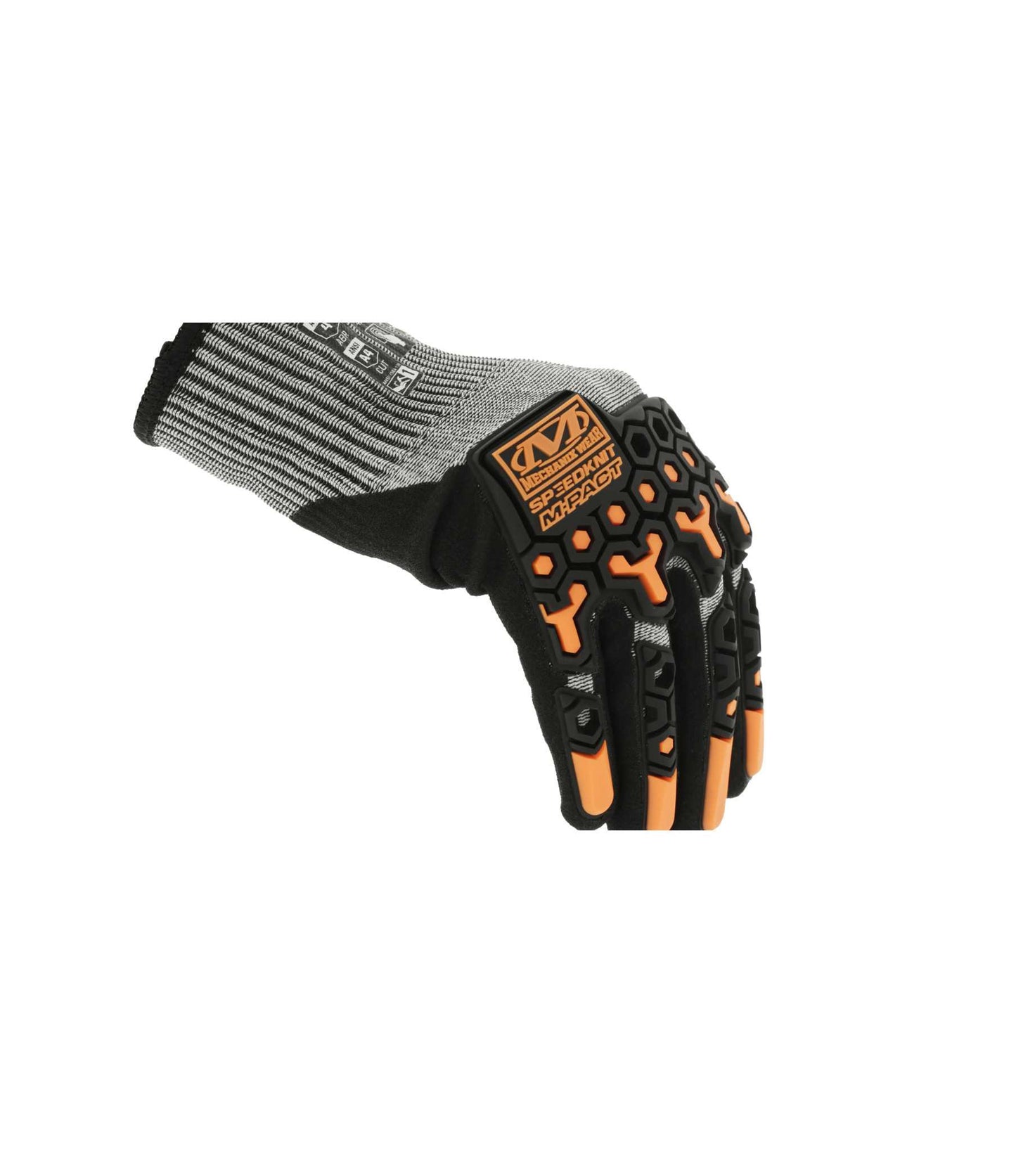 Mechanix Wear S5CP-08-007 SpeedKnit„¢ M-Pact® S5CP08 Impact Resistant Coated-Knit Gloves, Size-S