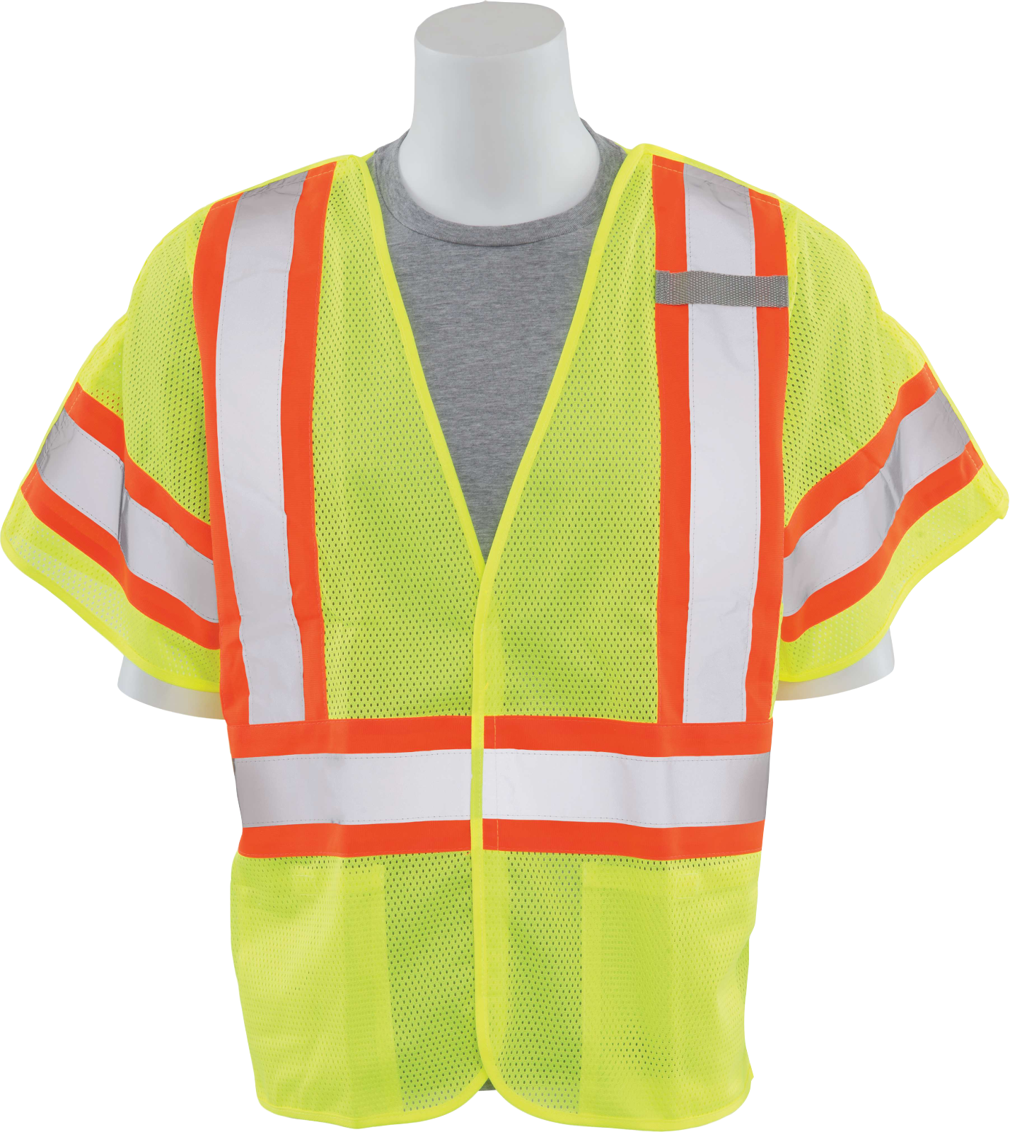 Delta Plus WEL63247HLMD S622 CL 3 5-Point Break-Away Safety Vest, MD, Hi Viz Lime