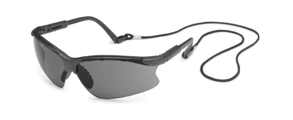 Gateway Safety 16GB83 Scorpion Safety Glasses - Adjustable Ratchet Temple Wraparound Eye Protection with Anti-Fog Gap Design