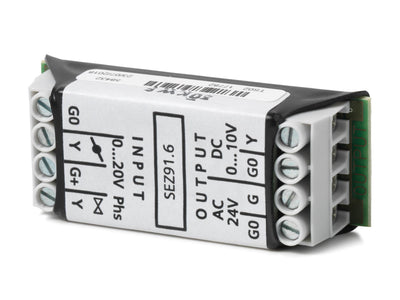 Siemens SEZ91.6 TRANSDUCER, 0 TO 20 VPC TO 0 TO 10 VDC.