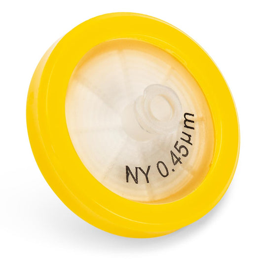Globe Scientific SF-NYLN-4530 Syringe Filter Nylon Membrane 0.45?m Porosity 30mm Diameter PP Housing Non-sterile Bulk Packed