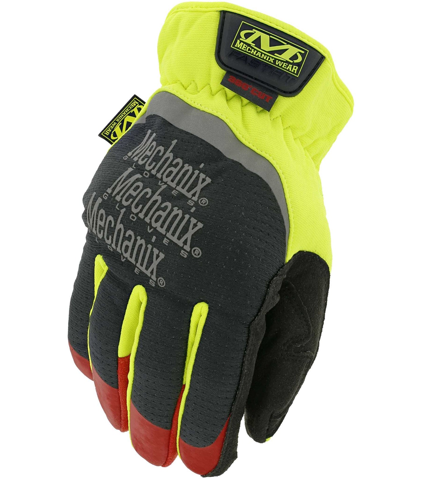 Mechanix Wear SFF-X91-008 Hi-Viz FastFit® D4-360 High-Visibility Work Gloves, Size-S