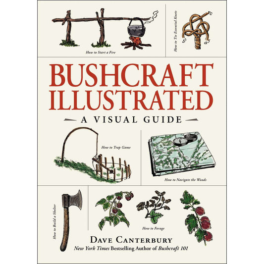 Paradise Clay SIM385 Bushcraft Illustrated: A Visual Guide - Book