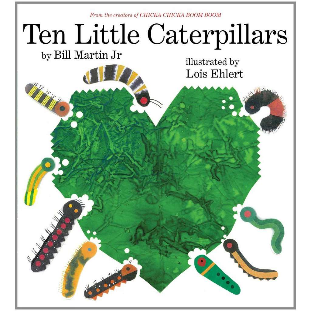 Paradise Clay SIM396 Ten Little Caterpillars - Book