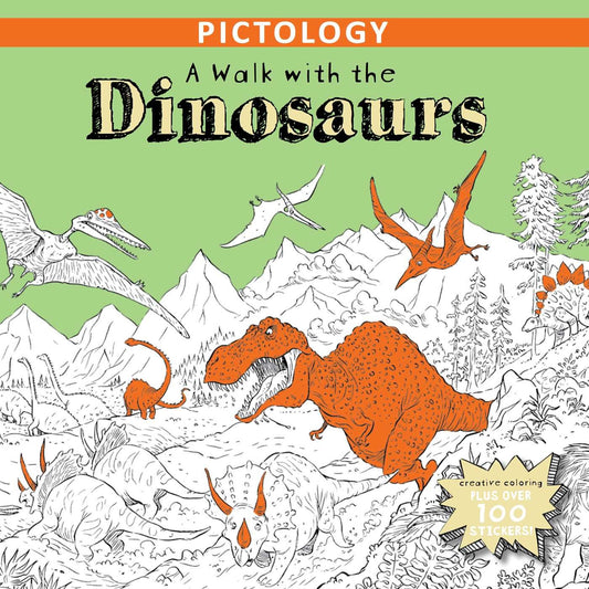Paradise Clay SIM430 A Walk with the Dinosaurs (Pictology) - Book