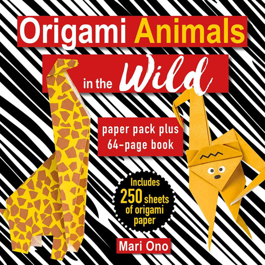 Paradise Clay SIM435 Origami Animals in the Wild: Paper pack plus 64-page Book - Book