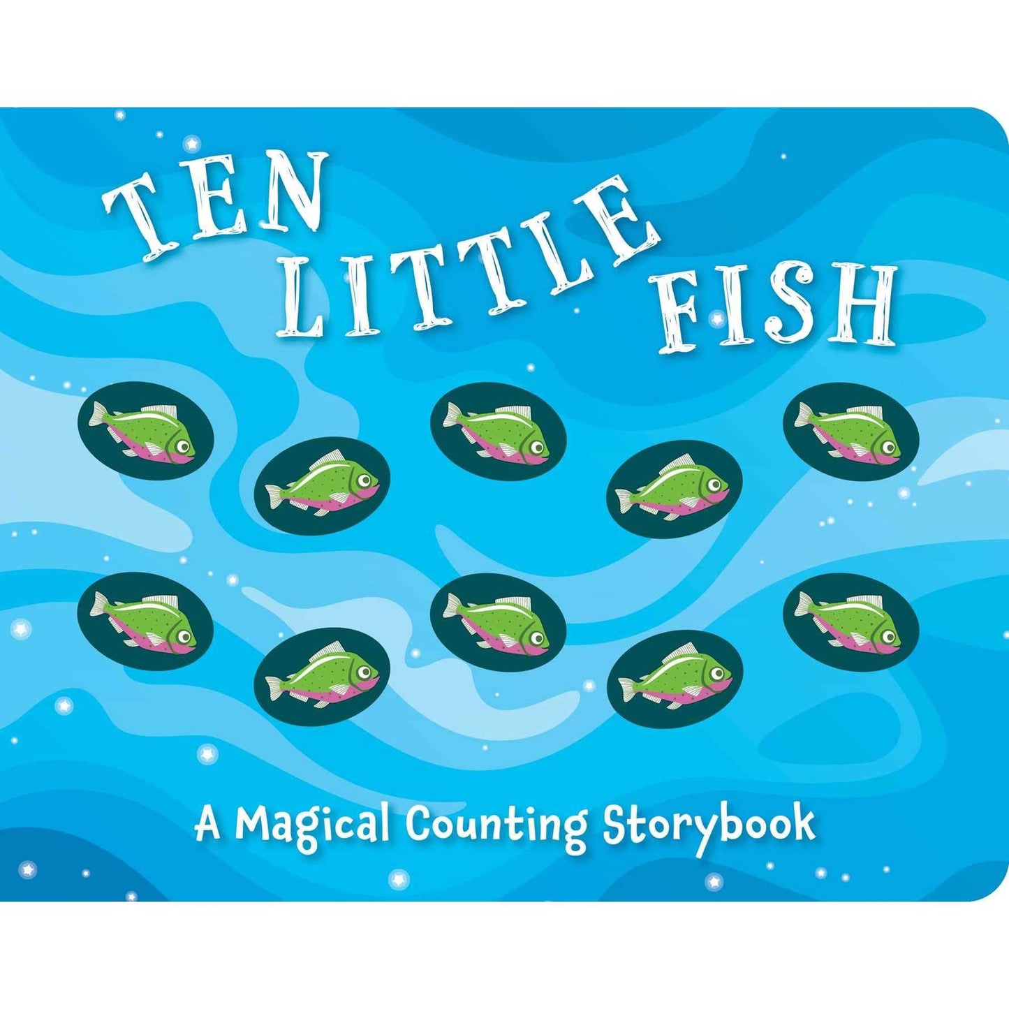 Paradise Clay SIM441 Ten Little Fish: A Magical Counting Storybook - Book