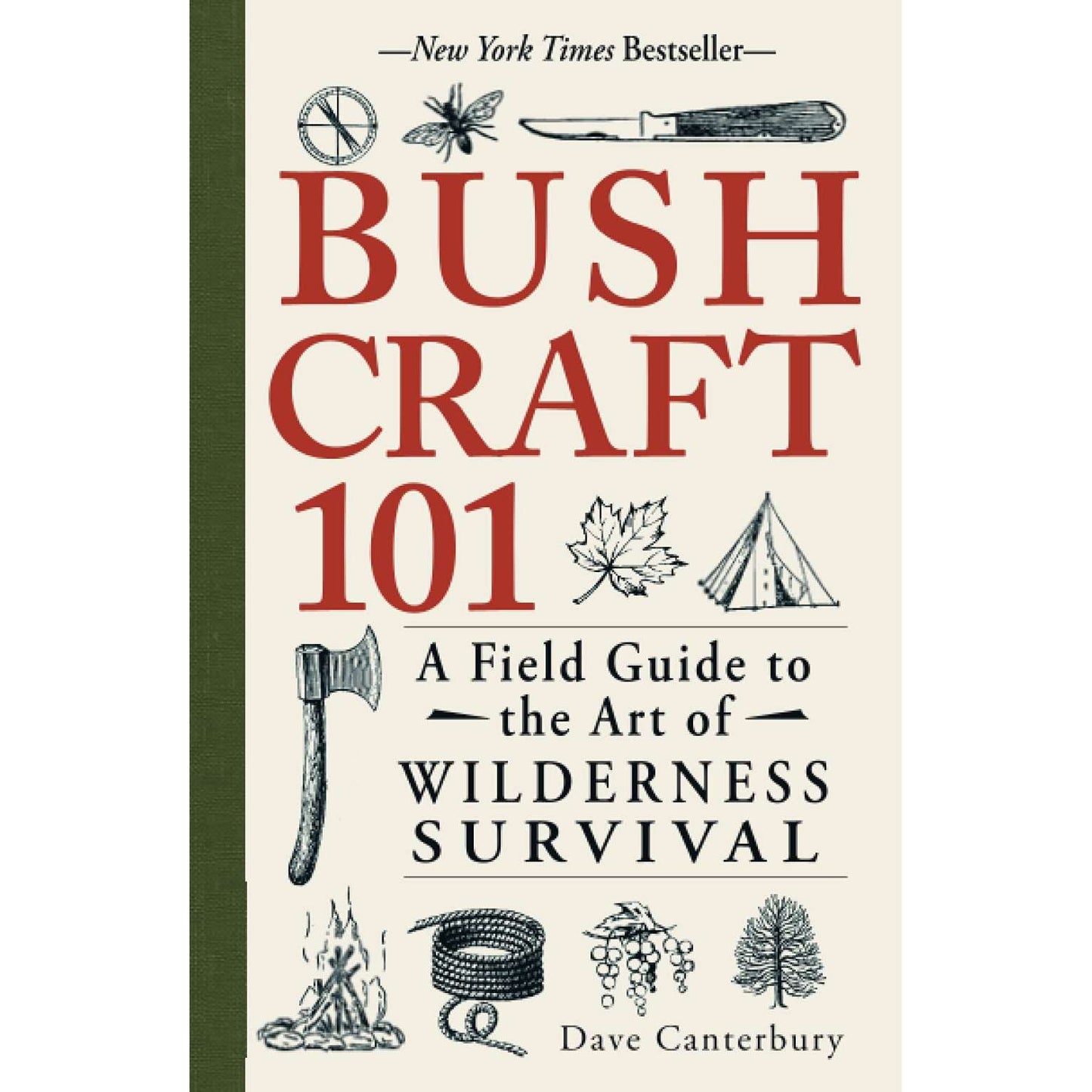 Paradise Clay SIM451 Bushcraft 101: A Field Guide to the Art of Wilderness Survival - Book