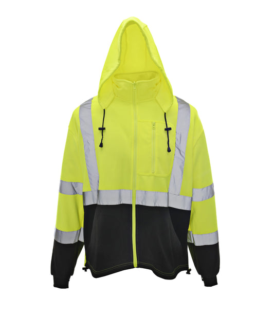 Cordova Safety SJ601-2XL Sweatshirt, COR-BRITE®, Type R, Class 3, Hood