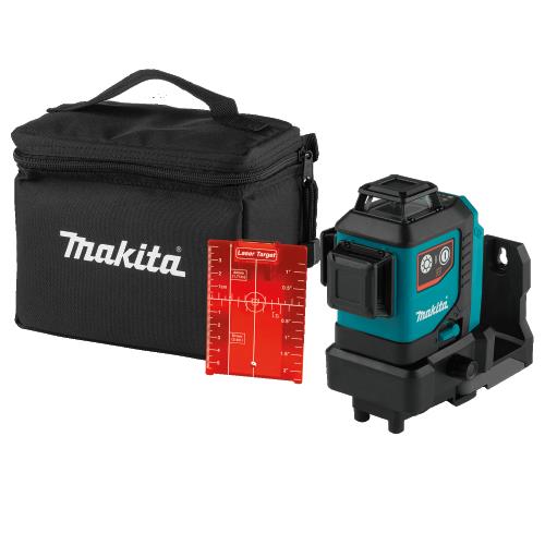 Makita SK700D 12V max CXT® Lithium‘Ion Cordless Self‘Leveling 360° 3‘Plane Red Laser, Tool Only