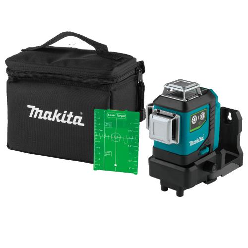 Makita SK700GD 12V max CXT® Lithium‘Ion Cordless Self‘Leveling 360° 3‘Plane Green Laser, Tool Only