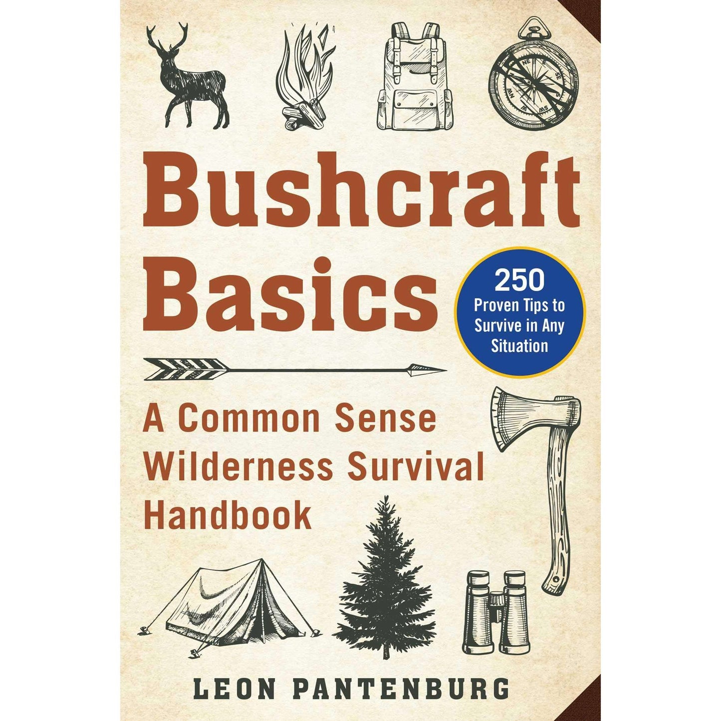 Paradise Clay SKY159 Bushcraft Basics: A Common Sense Wilderness Survival Handbook - Book