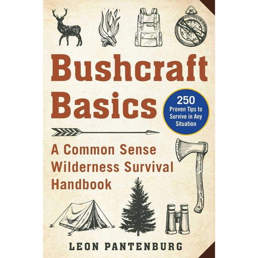 Paradise Clay SKY159 Bushcraft Basics: A Common Sense Wilderness Survival Handbook - Book