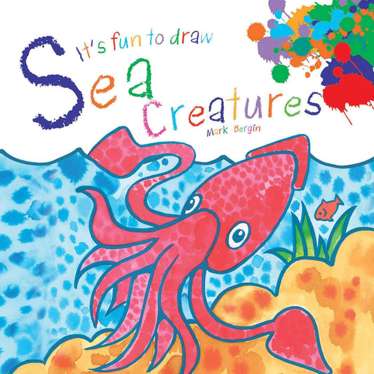 Paradise Clay SKY161 It's Fun to Draw Sea Creatures - Book