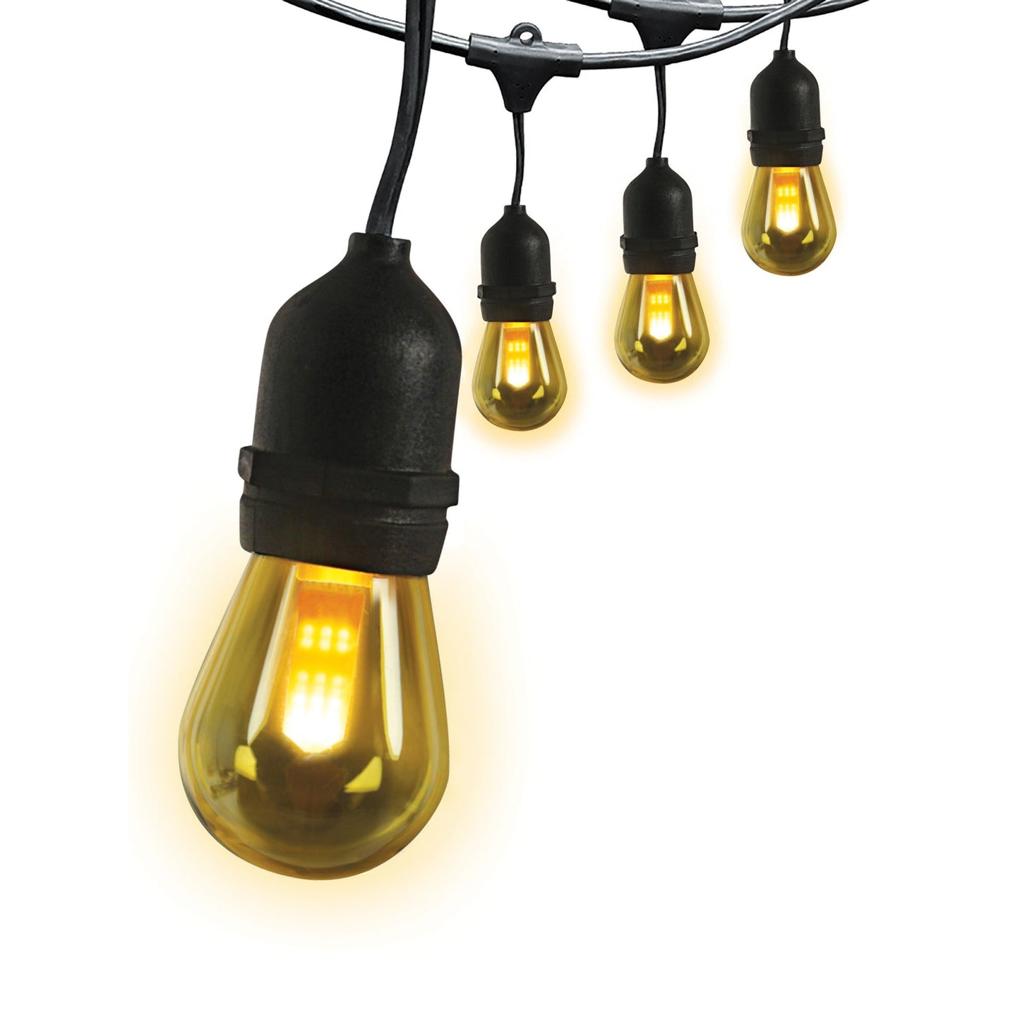 Feit Electric SL12-6/FLAME 12 ft. Amber (1800K) Flame Effect LED String Lights