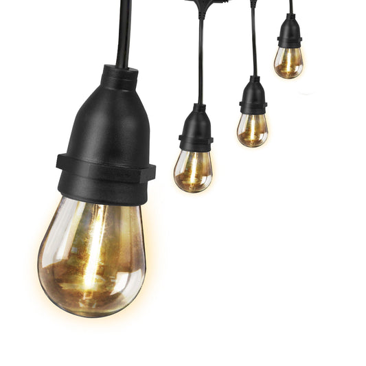 Feit Electric SL30-15/FIL 30-Foot LED S14 Amber String Lights