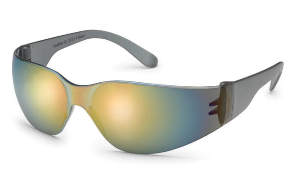 Gateway Safety 461M StarLite Safety Glasses - Lightweight Wraparound Eye Protection with Polycarbonate Lens