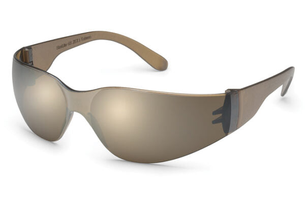 Gateway Safety 466M StarLite Safety Glasses - Lightweight Wraparound Eye Protection with Polycarbonate Lens