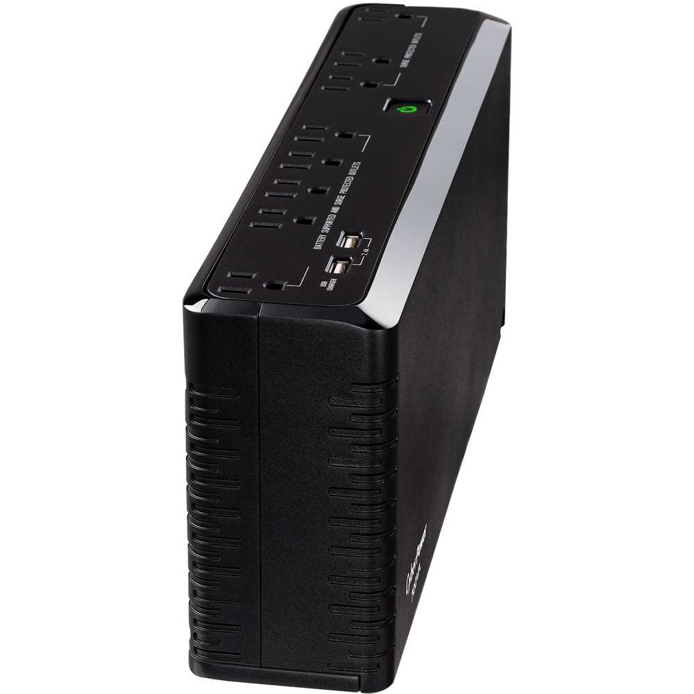 CyberPower SL700U Standby UPS Systems - 700VA/370W, 120 VAC, NEMA 5-15P, Compact, 8 Outlets, PowerPanel® Personal, $100000 CEG, 3YR Warranty