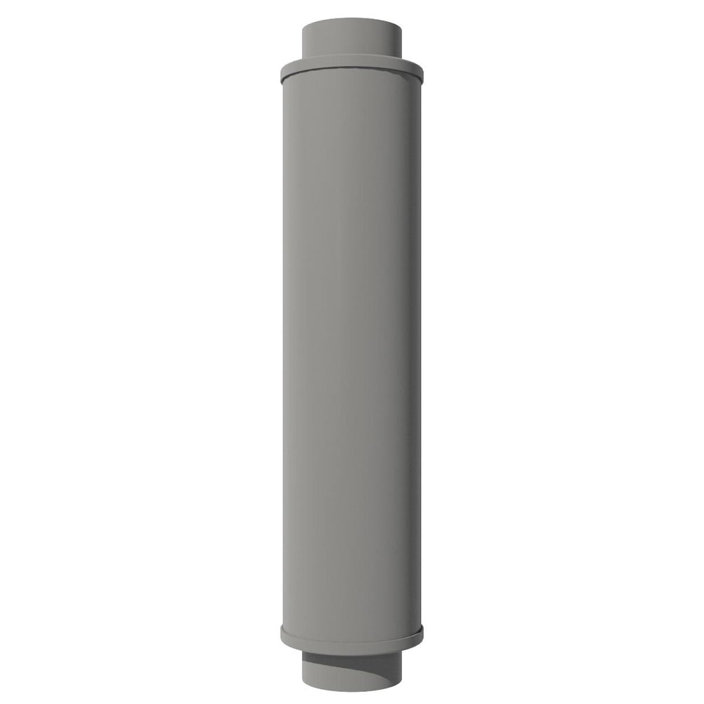 Solberg SLCR250 Regenerative Blower Silencer with Absorptive Media Pack 2.5 Inch Industrial Inline Air Silencer for Blowers & Vacuum Pumps
