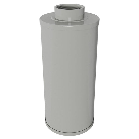 Solberg SLCR400 Regenerative Blower Silencer with Absorptive Media Pack 4 Inch Industrial Inline Air Silencer for Blowers & Vacuum Pumps