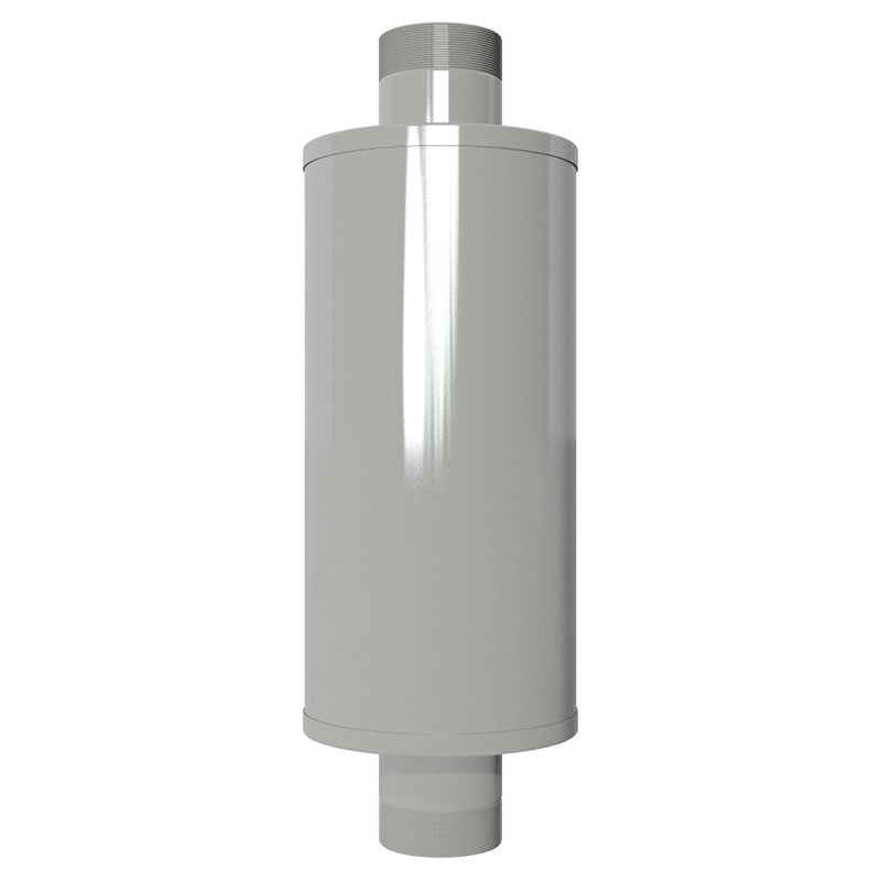 Solberg SLCRT400 Regenerative Blower Silencer with Absorptive Media Pack 4 Inch Industrial Inline Air Silencer for Blowers & Vacuum Pumps