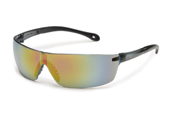 Gateway Safety 441M StarLite SQUARED Safety Glasses - Contemporary Square Lens Lightweight Eye Protection with Soft Rubber Temples
