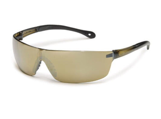 Gateway Safety 446M StarLite SQUARED Safety Glasses - Contemporary Square Lens Lightweight Eye Protection with Soft Rubber Temples