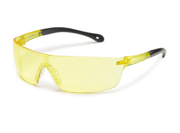 Gateway Safety 4475 StarLite SQUARED Safety Glasses - Contemporary Square Lens Lightweight Eye Protection with Soft Rubber Temples