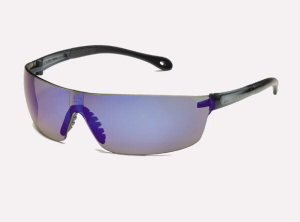 Gateway Safety 449M StarLite SQUARED Safety Glasses - Contemporary Square Lens Lightweight Eye Protection with Soft Rubber Temples