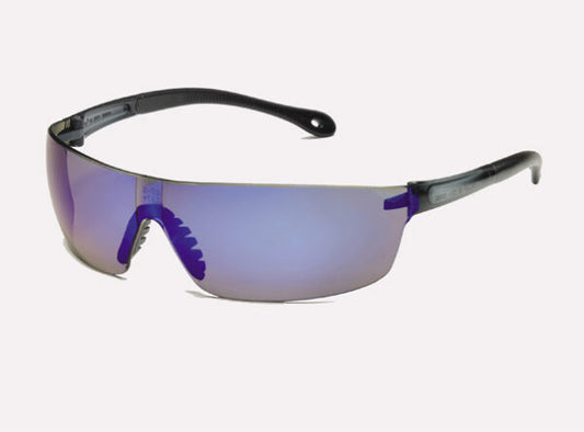 Gateway Safety 449M StarLite SQUARED Safety Glasses - Contemporary Square Lens Lightweight Eye Protection with Soft Rubber Temples