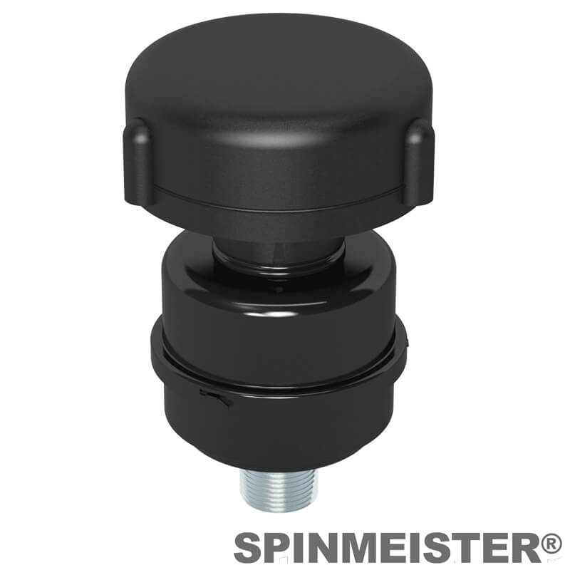 Solberg SM2-10-100 SpinMeister Extreme Duty Inlet Filter, 1" MNPT, Paper Element, 2 Micron