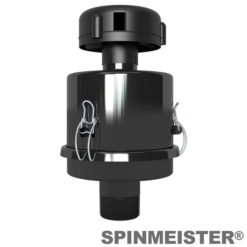 Solberg SM2-18P-125 SpinMeister Extreme Duty Inlet Filter, 1-1/4" BSPT, Paper Element, 2 Micron