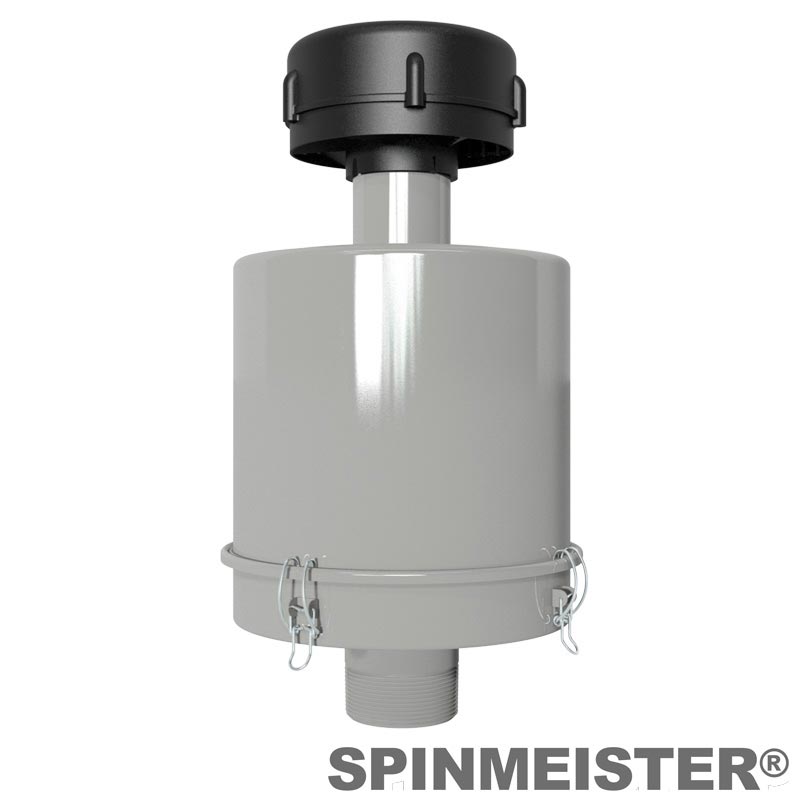 Solberg SM3-234P-300 SpinMeister Extreme Duty Inlet Filter, 3" NPT, Paper Element, 2 Micron