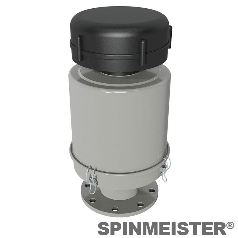 Solberg SM4-234P-400F SpinMeister Extreme Duty Inlet Filter, 4" Flange Connection, Paper Element, 2 Micron