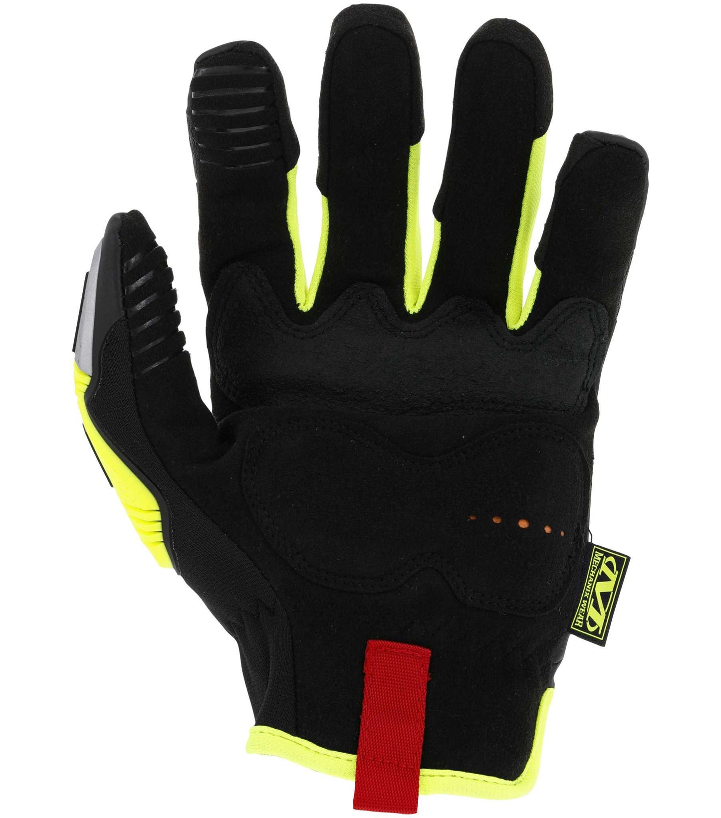 Mechanix Wear SMC-C91-008 Hi-Viz M-Pact® Open Cuff E5 High-Visibility Impact Gloves, Size-S