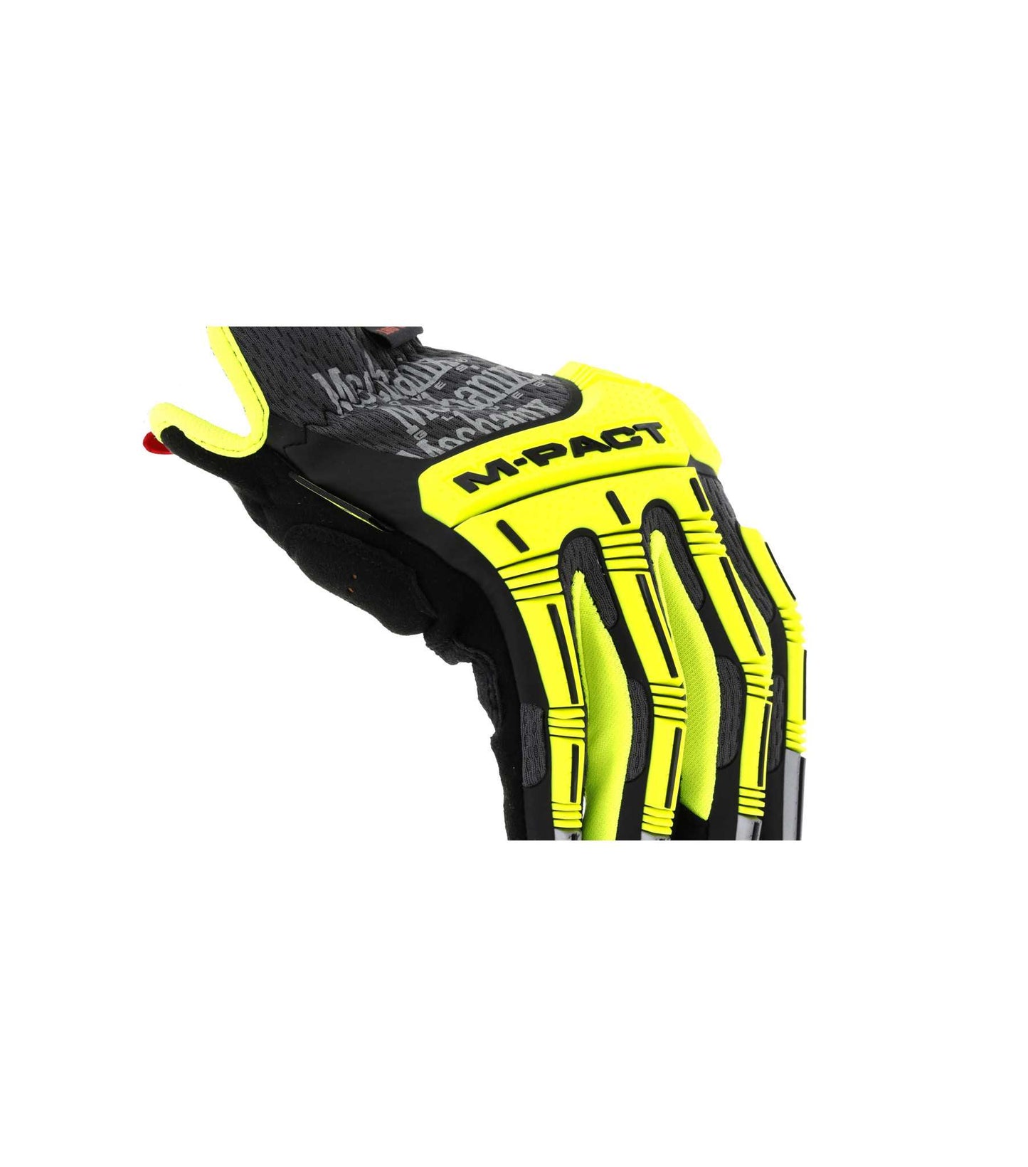 Mechanix Wear SMC-C91-008 Hi-Viz M-Pact® Open Cuff E5 High-Visibility Impact Gloves, Size-S