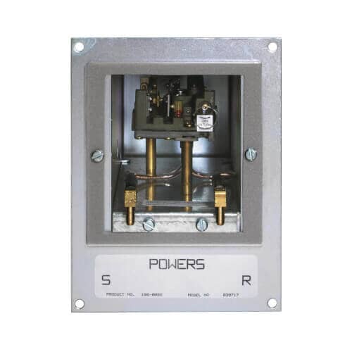 Siemens 186-0090 HYGROSTAT, DUCT, PNEUMATIC, RA, 55% TO 95% RH, WITH COVER AND WALL PLATE