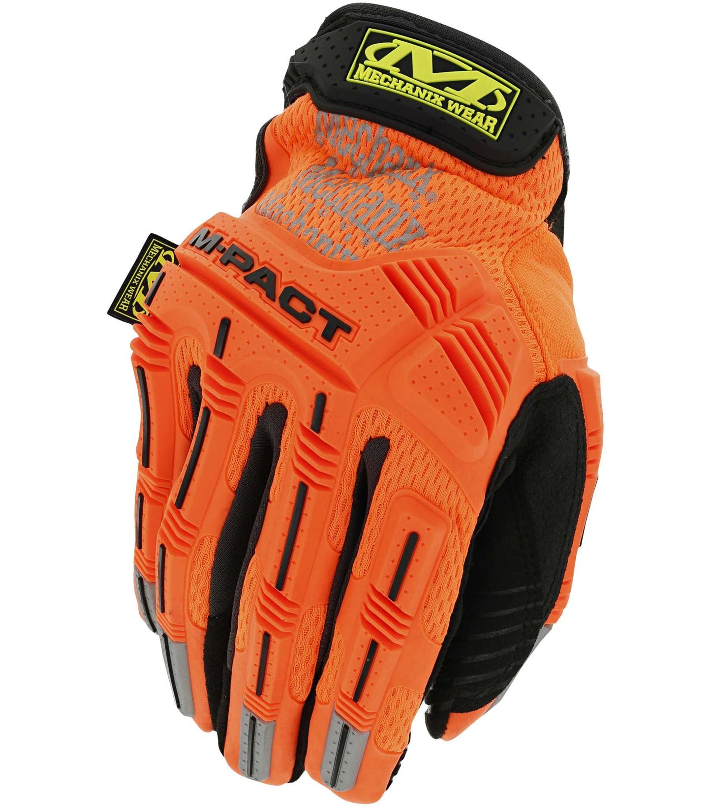 Mechanix Wear SMP-99-008 Hi-Viz Orange M-Pact® High-Visibility Impact Gloves, Size-S