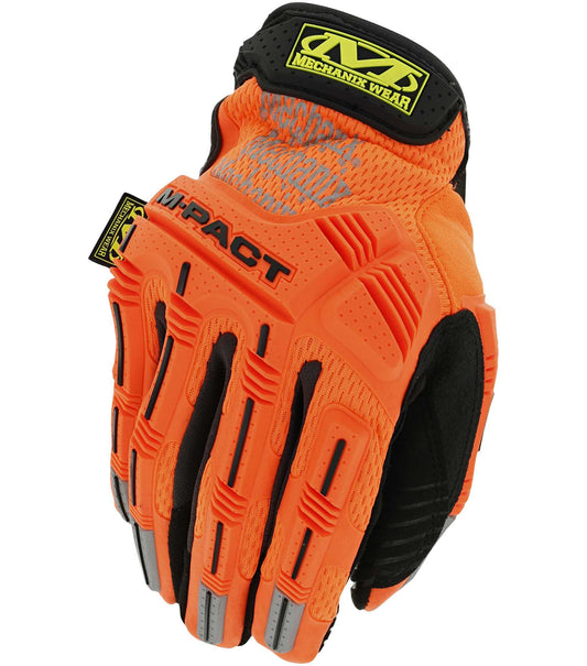 Mechanix Wear SMP-99-010 Hi-Viz Orange M-Pact® High-Visibility Impact Gloves, Size-L