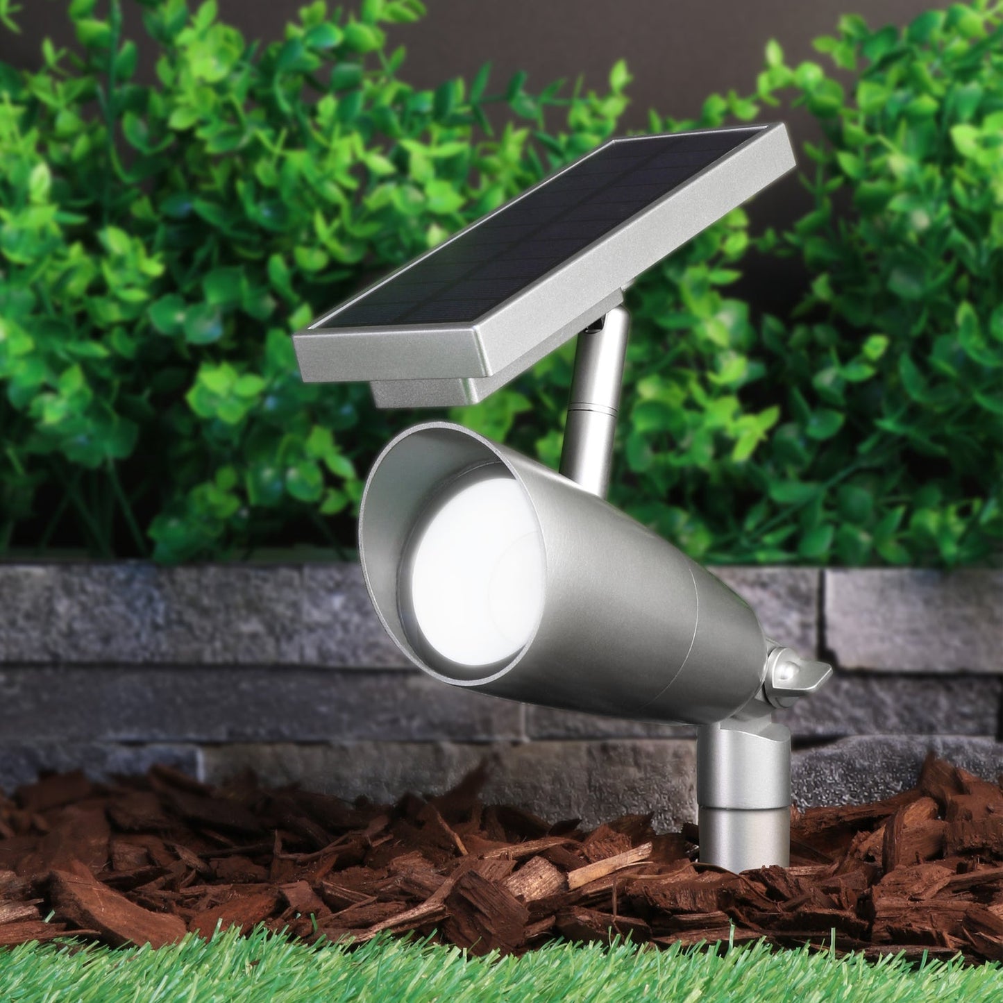 Feit Electric SPOT/SYNC/SOL/NK 8 in. OneSync Landscape Nickel Solar Spotlight