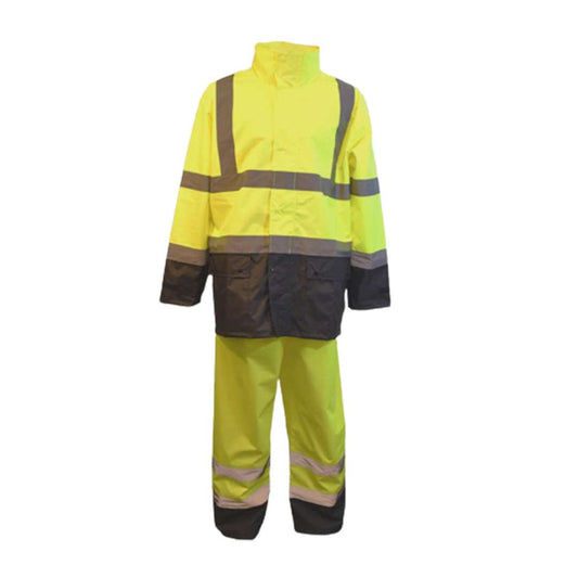 Cordova Safety SPR3GSB3XL REPTYLE™ 2-Piece Rain Suit,Type R, Class 3