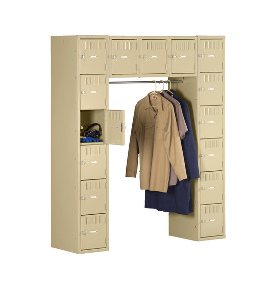 Tennsco SRS-601872-A 15 Person Locker - No Legs (Assembled)