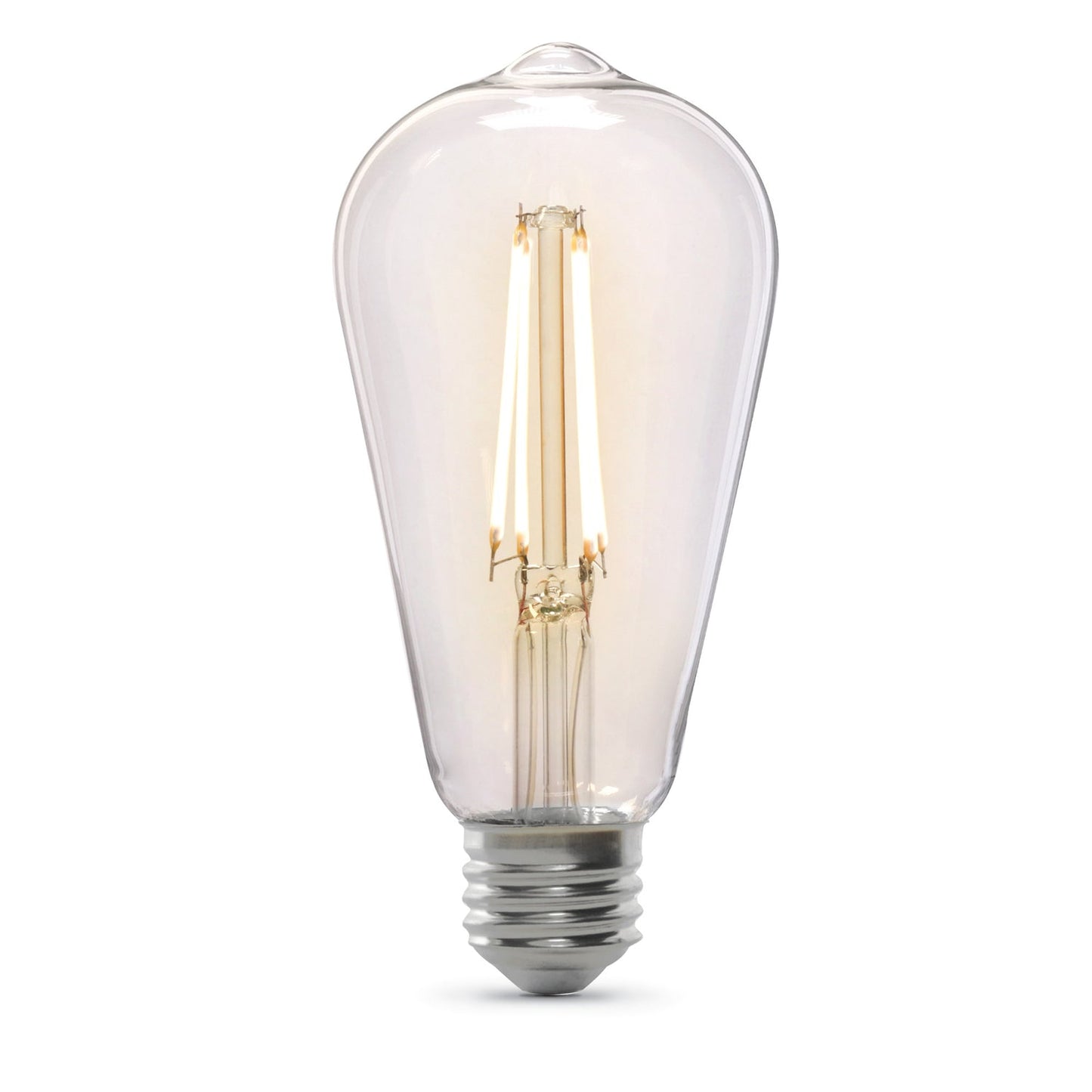 Feit Electric ST19CL927CA/DD/FILED 8.8W (60W Replacement) Soft White (2700K) E26 Base ST19 Dusk to Dawn Filament LED Light Bulb