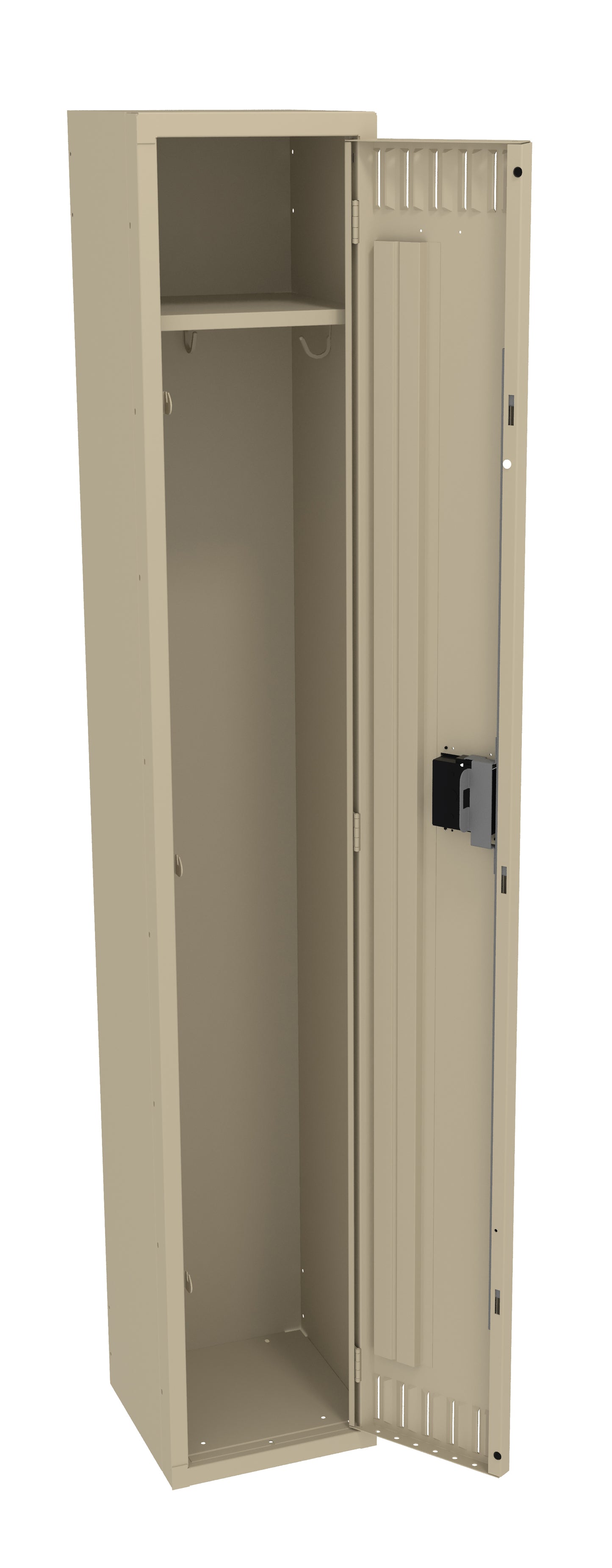 Tennsco STK-121272-A Single Tier Locker - One Wide Without Legs (Unassembled)