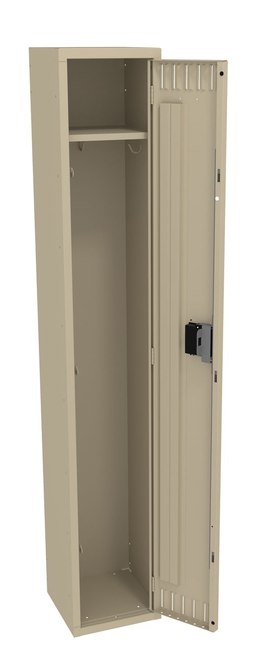 Tennsco STK-121272-A Single Tier Locker - One Wide Without Legs (Unassembled)
