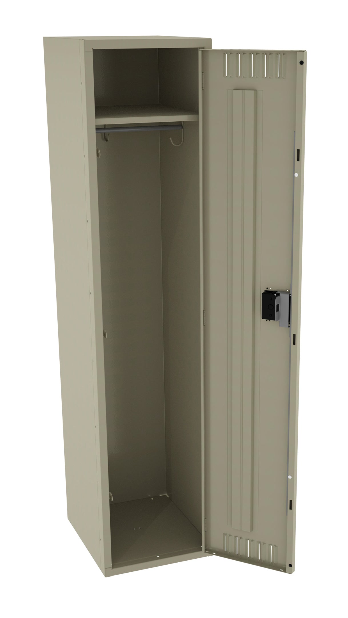 Tennsco STK-151860-A Single Tier Locker - One Wide Without Legs (Unassembled)