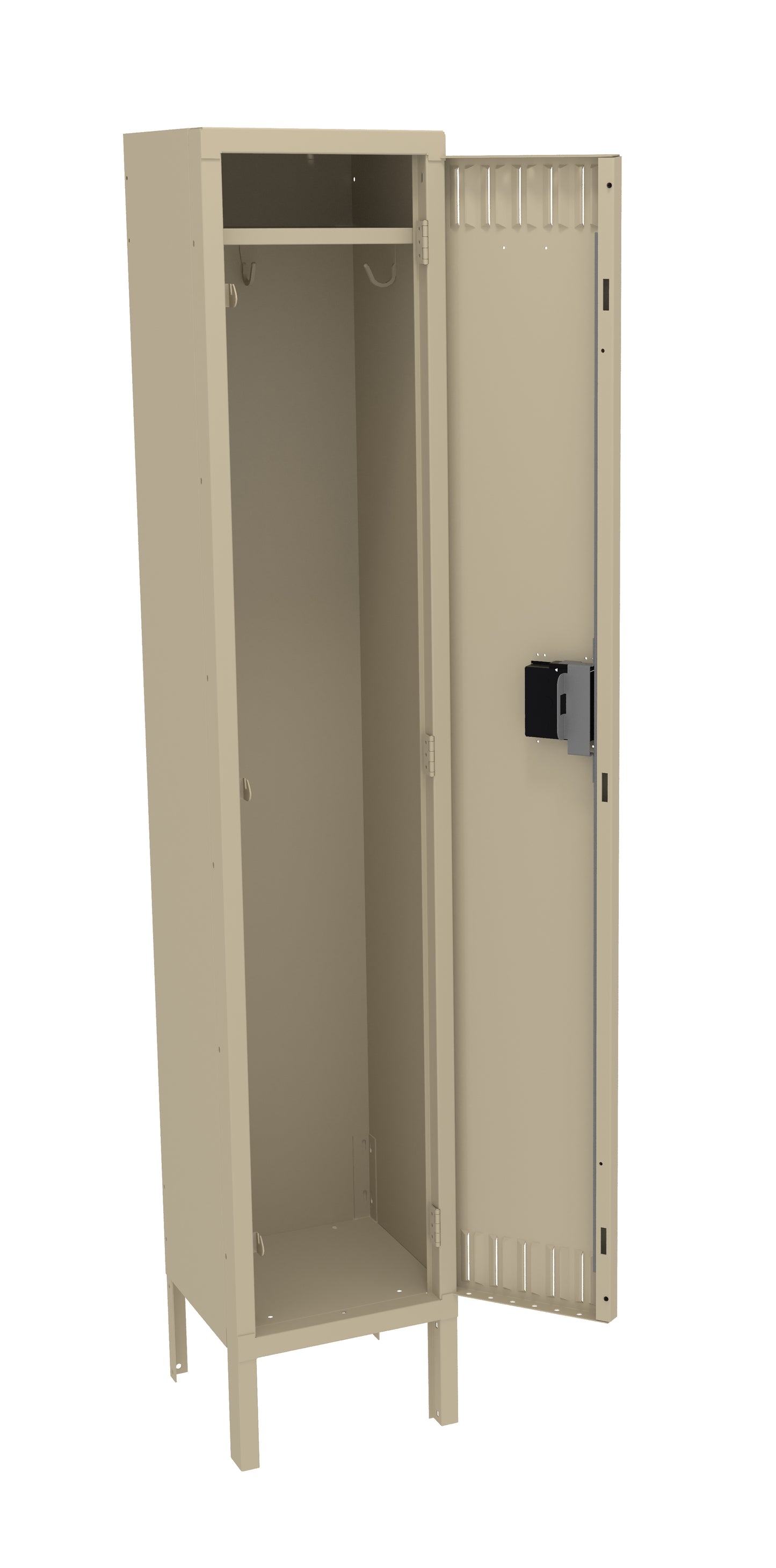 Tennsco STS-121260-1 Single Tier Locker - One Wide With Legs (Assembled)